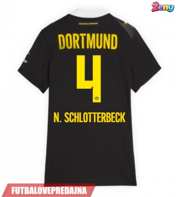 Lacne Ženy Futbalové dres Borussia Dortmund Nico Schlotterbeck #4 2026-27 Krátky Rukáv - Preč